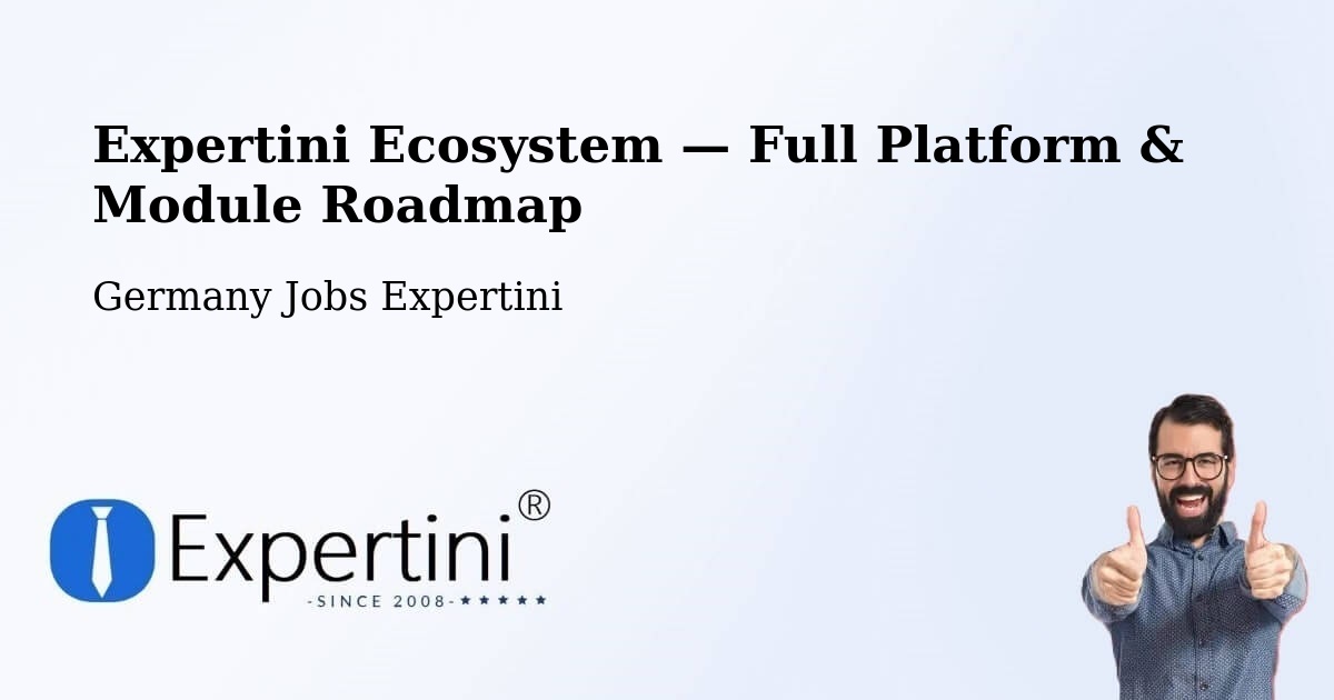 Expertini Ecosystem — Full Platform & Module Roadmap – Aitrach